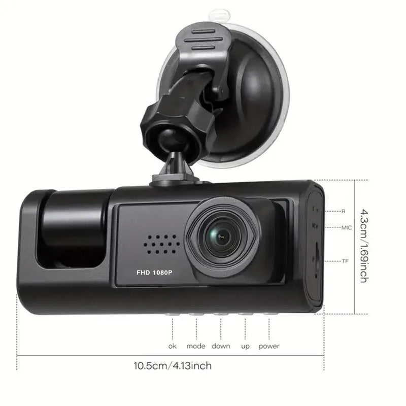 Cam PRO 360 4K - Câmera Completa Para Carro