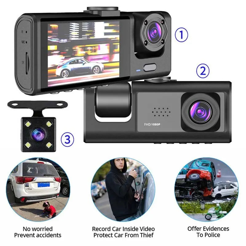 Cam PRO 360 4K - Câmera Completa Para Carro